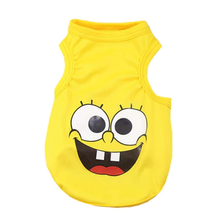 CAMISETA BOB ESPONJA ROUPA PET CACHORRO GATO