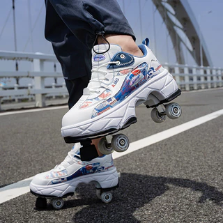 Patins esportivos para pais e filhos Patins esportivos Patins de rodas Patins de rodas de 4 rodas Sapatos