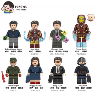 Super-herói Minifiguras Homem de Ferro Blocos de Construção Doll Collection Modelo Brinquedo de Aniversário