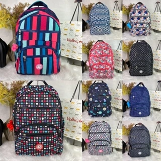 Mochila Estampada Grande Linha KPL Importada Macaquinho Alça Reforçada Porta Garrafa Repartições