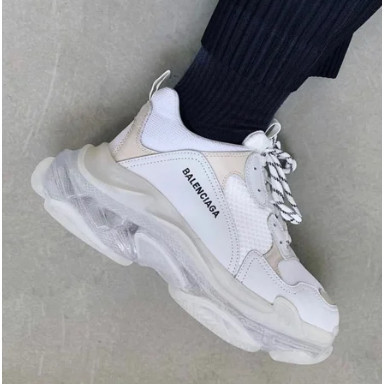 Tênis Balenciaga Masculino Feminino Triple S Branco Sneaker
