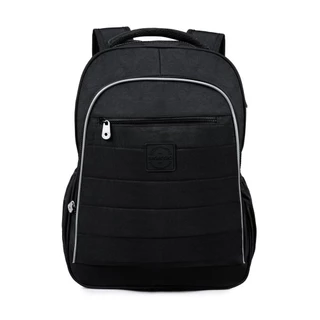 Mochila Escolar Juvenil Masculina Color Block II Preto