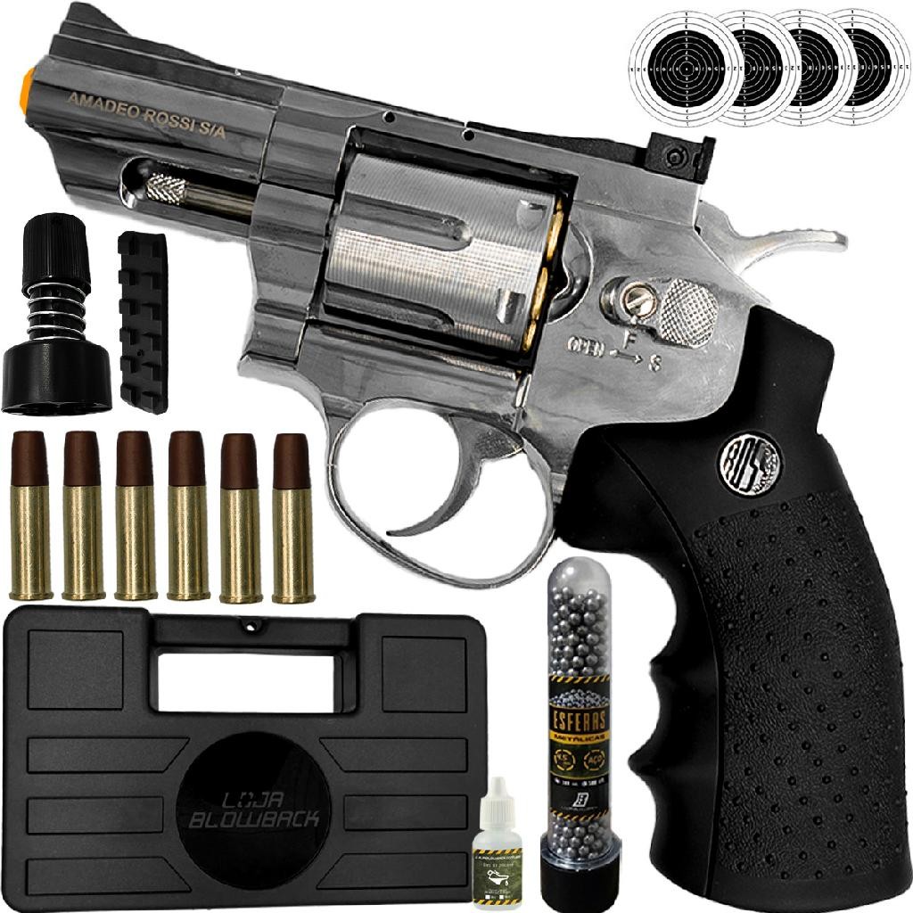 Revolver Airgun 708 Sport Rossi 4,5mm Full Metal NIQ. Co2 Lt6 | Shopee ...