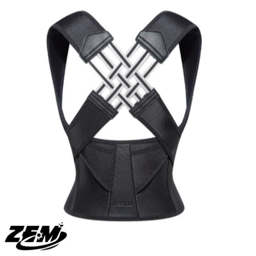 Corretor postural para colunas retas com velcro