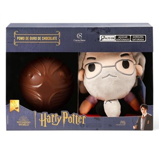 Ovo de Páscoa Harry Potter Pelúcia Dumbledore 250g Cacau Show