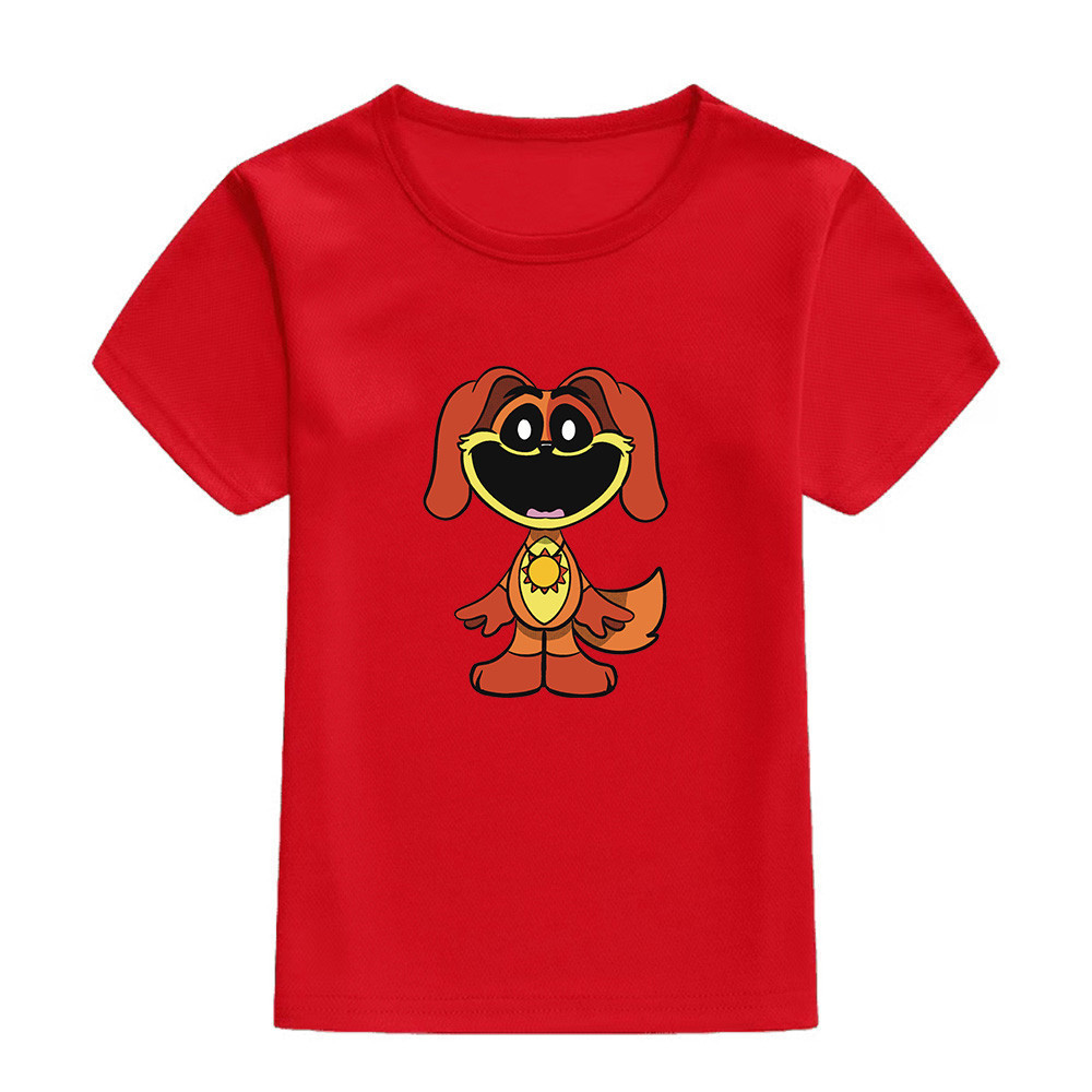 DogDay Poppy Playtime Smiling Critters Roupas infantis T-shirt de manga  curta solta e respirável menino e menina roupas jovens | Shopee Brasil