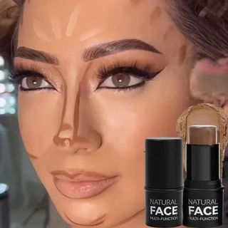 Destaque & Bronzer Stick Face Brightening Blusher Rouge Corretivo De Longa Duração Caneta Corretor De Sombra Do Nariz Cosméticos