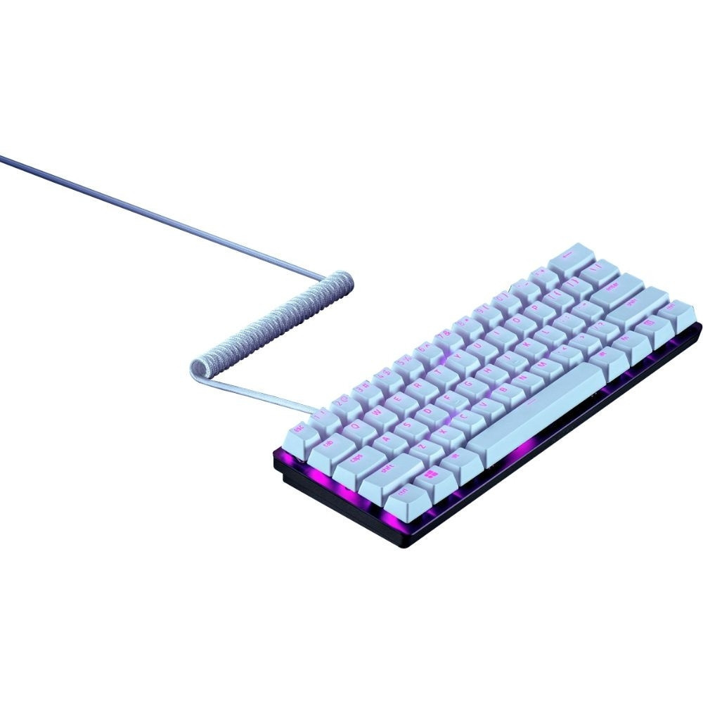 Conjunto de teclas Razer Keycap PBT + Cabo Espiral Mercury - RC2101490900R3X