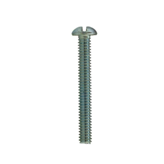20 Parafusos Rosca Máquina Redonda Fenda 5/32 X 3/4+ Porca