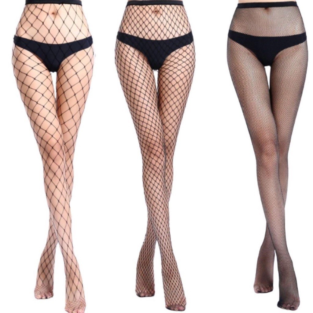 Meia Calça Arrastão Feminina Preta Tamanho Único