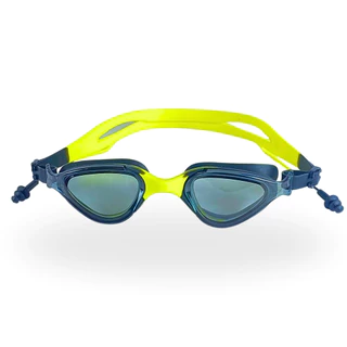 Óculos Silicone de Natação Classico Amarelo Grande Castela