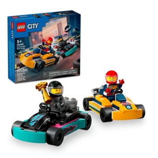 LEGO® City Karts e Pilotos de Corrida; Conjunto de Brinquedo 60400