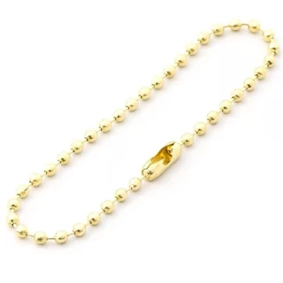 100 Corrente De Bolinha Ferro Com Canoa 10cm Tag Chaveiro em Oferta na Shopee