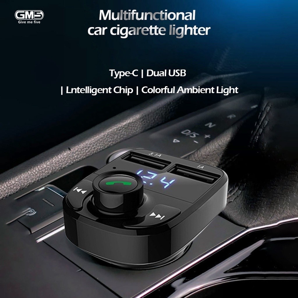 X8 Kit Mãos Livres Bluetooth Carro Sem Fio Transmissor Fm Mp3 Player Carregador Duplo Usb