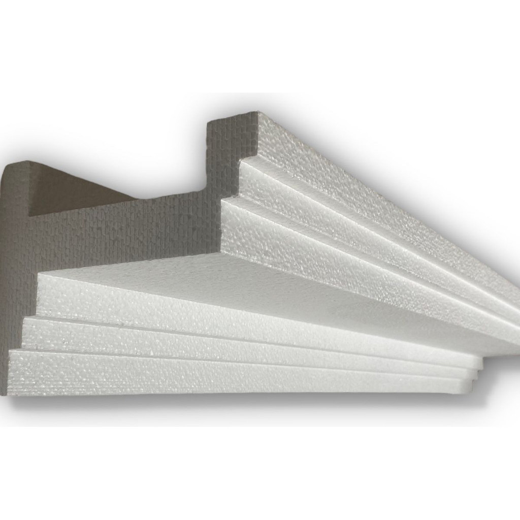 Sanca De Teto 12 Mts Para Spot E Led Moldura Isopor 15x10