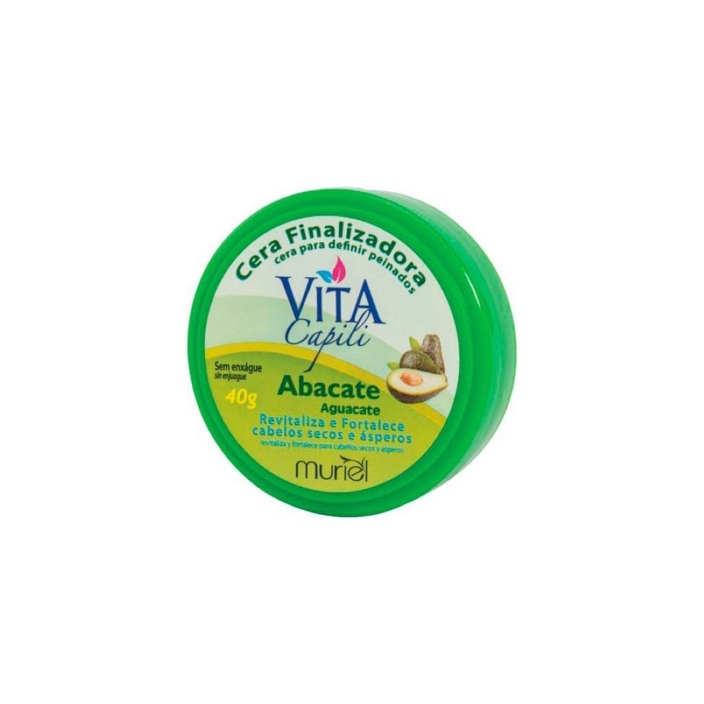 Cera Finalizadora Vita Capili Abacate 40g - Muriel | Shopee Brasil
