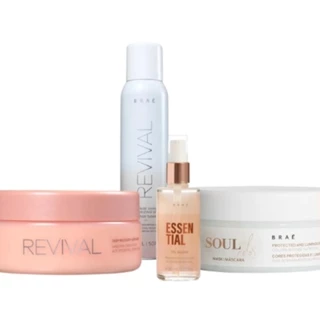 Braé Kit Mascara Revival Soul Color Oil Blend Intense Completo (4 Produtos)