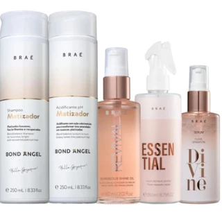 Kit Braé Bond Angel Divine Plume Revival Essential Repair (5 Produtos)
