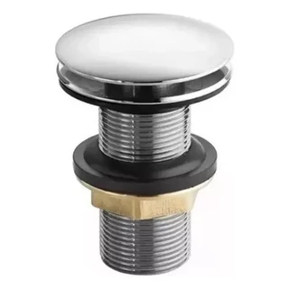 Válvula Click Para Lavatório Banheiro Inox Ralo 7/8 Cromada