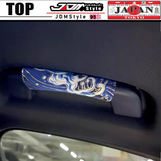 JDM Capa Protetora Do Tejadilho Carro Braço Luvas De Puxar O Corrimão SeatBelt Pad Decoração