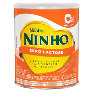 Leite Ninho Zero Lactose Forti+ composto Lácteo Lata 380G em Oferta na Shopee