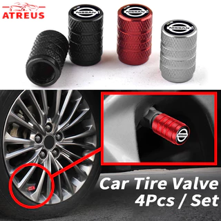 4pcs Nissan Tampas De Válvulas De Pneus Para Carros Liga