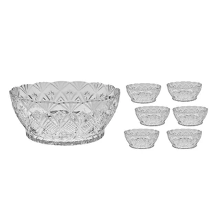 JOGO BOWL DE VIDRO KIG GLASSWARE 7 PCS HAUSKRAFT