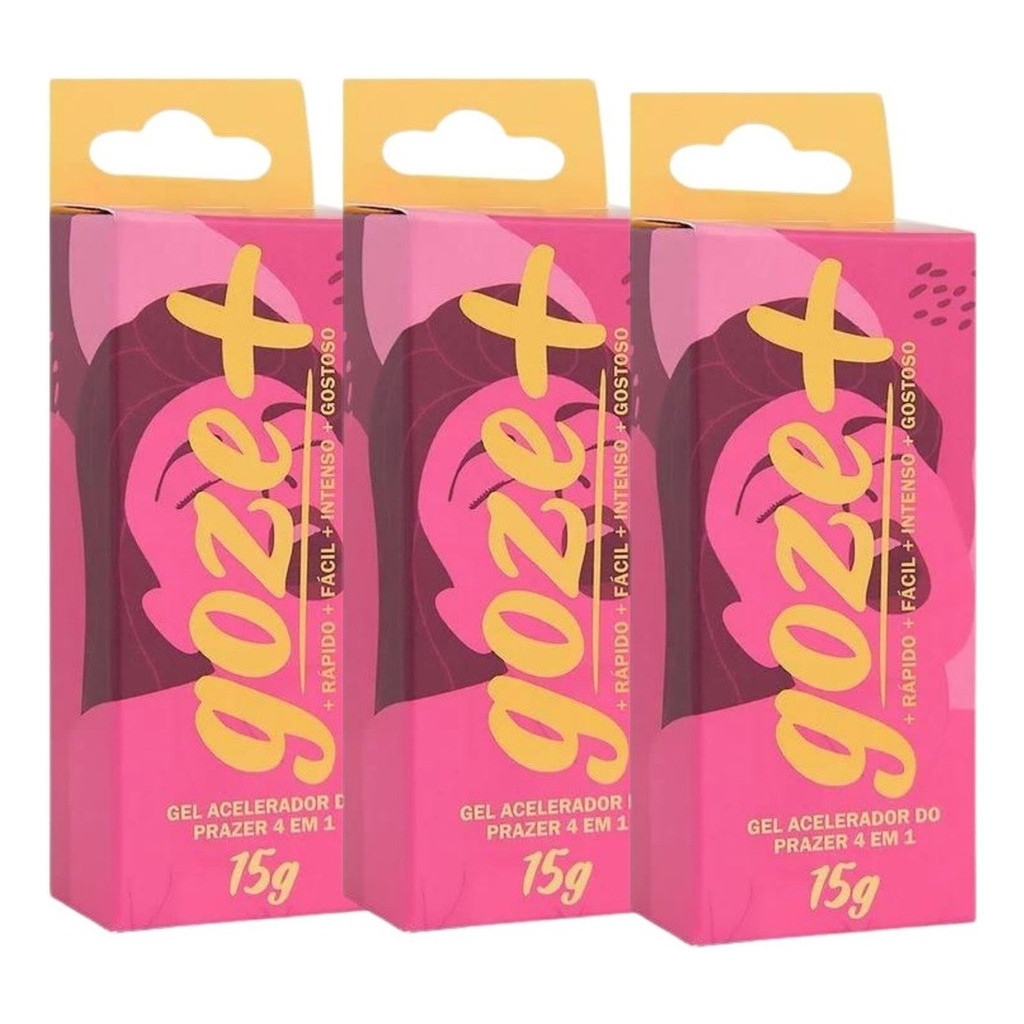 Kit 3 Excitante Feminino Sensação Orgasmo Multiplos Goze + | Shopee Brasil