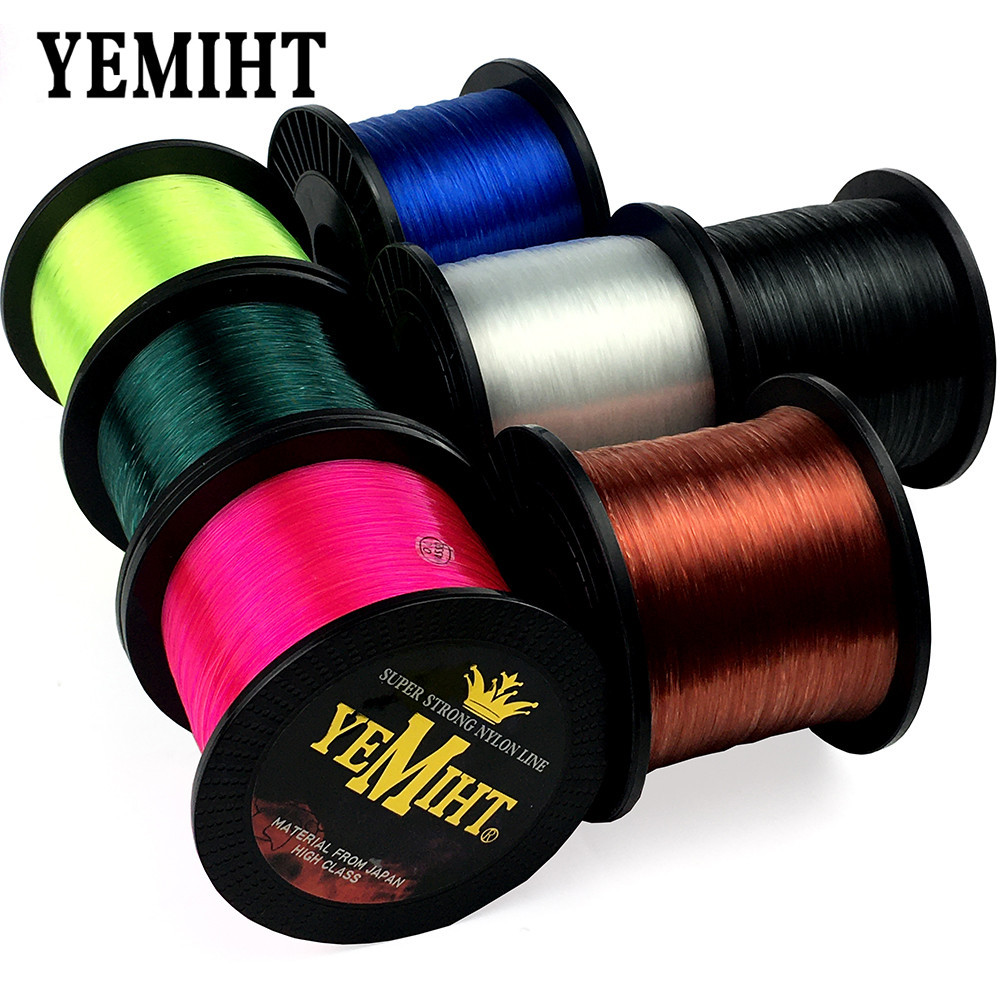 YIMETH 1000M/500M Linha De Pesca Em Nylon Super Strong Strength Lure ...