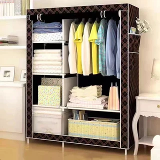 170*105*45cm Guarda Roupa Dobrável Roupeiro Portátil Guarda Roupa Dobrável Organizador De Roupa Armário Inteligente