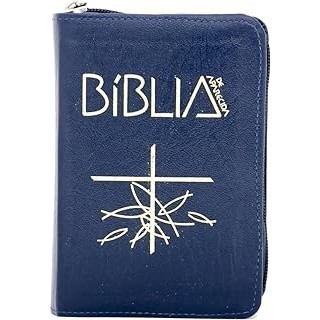 BIBLIA DE APARECIDA - BOLSO ZIPER AZUL - SANTUARIO autor Editora Santuário