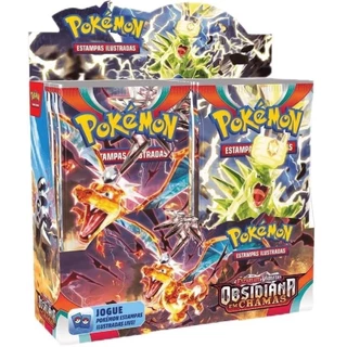Caixa 36 Boosters Pokemon Obsidiana Em Chamas Sortido Copag