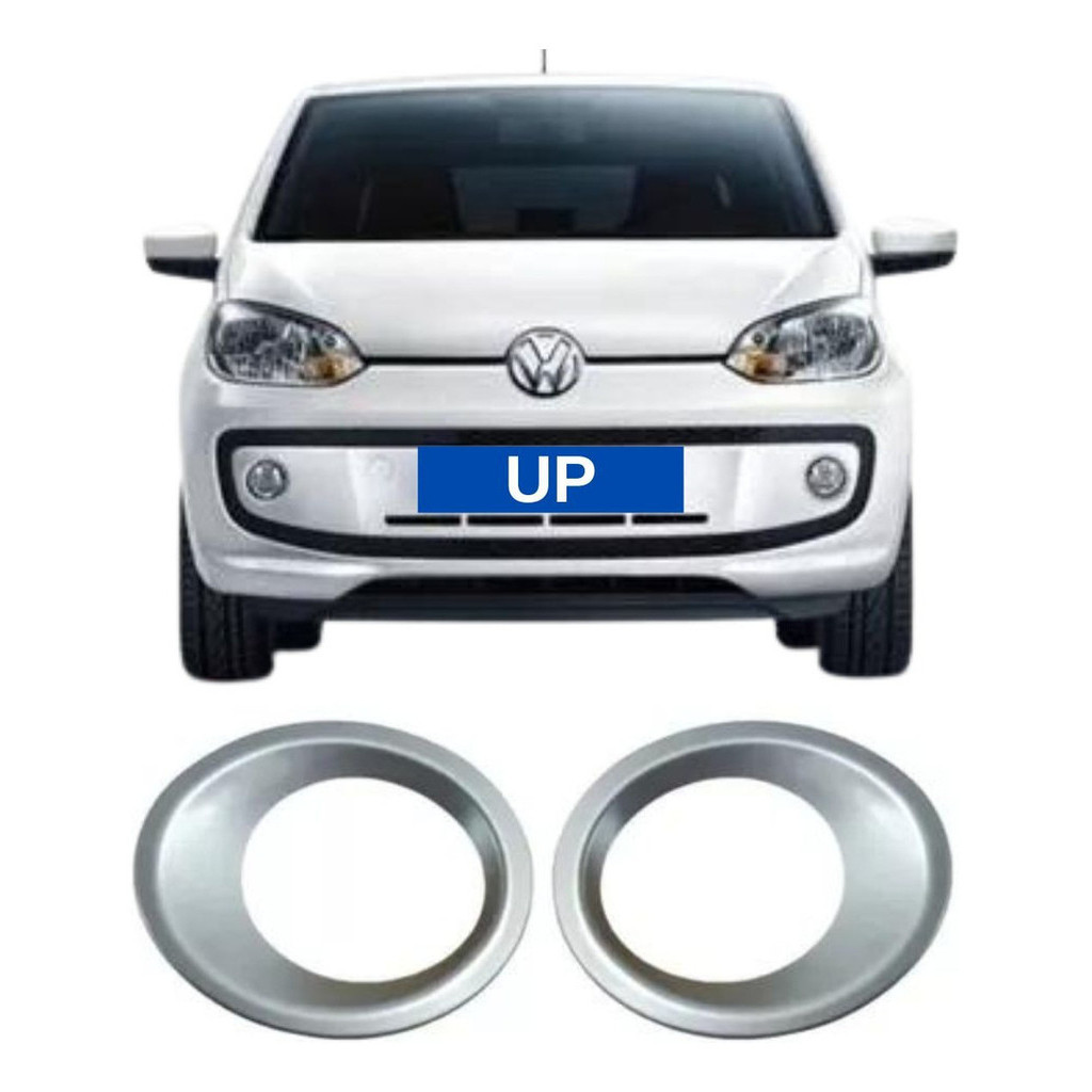 Par Aro Copo Moldura De Farol De Milha Volkswagem UP