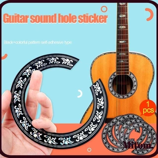 MITOM Furo Sonoro Decalque PVC Instrumentos Musicais Acústicos Auto-Adesivos