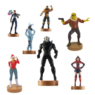 Bonecos Miniatura Fortnite Coleção Com Kit 3 Carimbos 2063