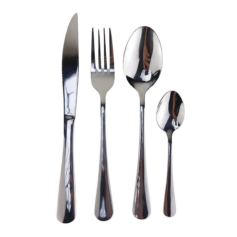 Kit Talheres Inox Stainless Steel 16 peças | Shopee Brasil