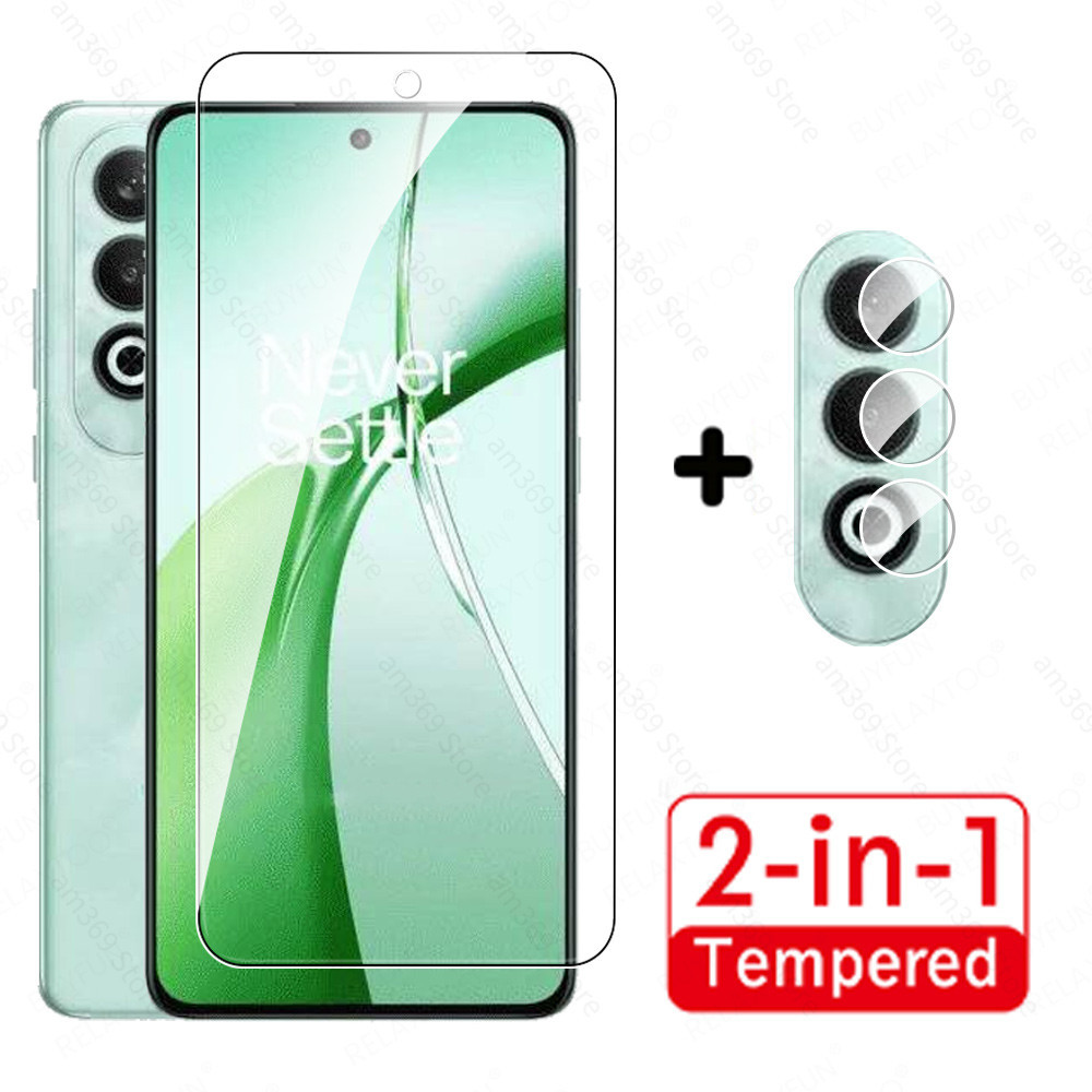 2em1 Vidro Temperado De Cobertura Total Para OnePlus Nord CE4 Protetor De Tela De Câmera Ace 3V One Plus NordCE4 NordCE 4 CE 4 5G 3V 2024 Película Protetora De 6,74 Polegadas