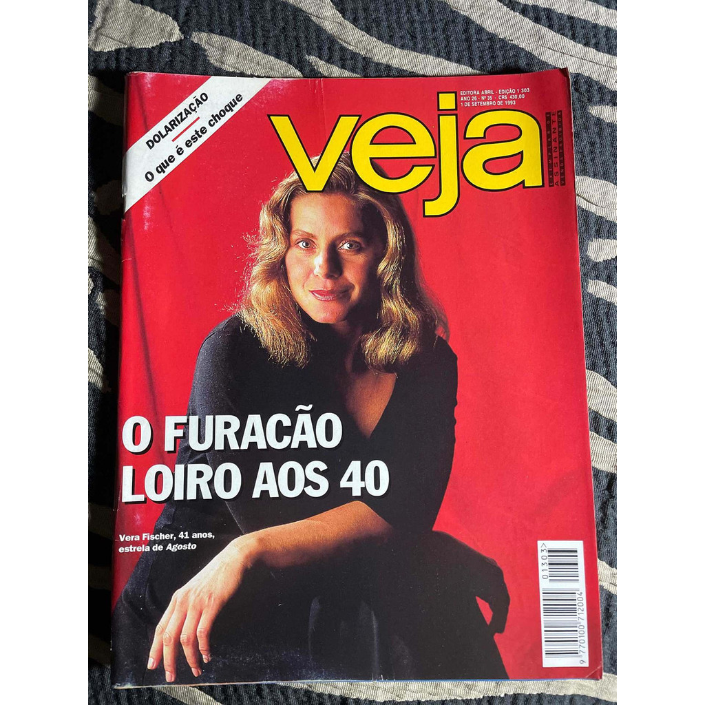 Revista Veja Vera Fischer Jorge Ben Xuxa Mercury Michael Jac | Shopee ...