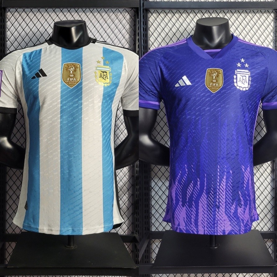 22/23 A-Home Jogador Azul Branco Sweat Edição Futebol Camisa Para Roxo Longe Homens [Samsung]