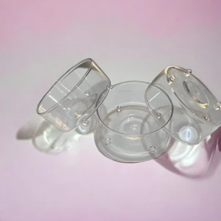 PCT (10UND) - Vasos de Acrílico Para Vela Rechaud