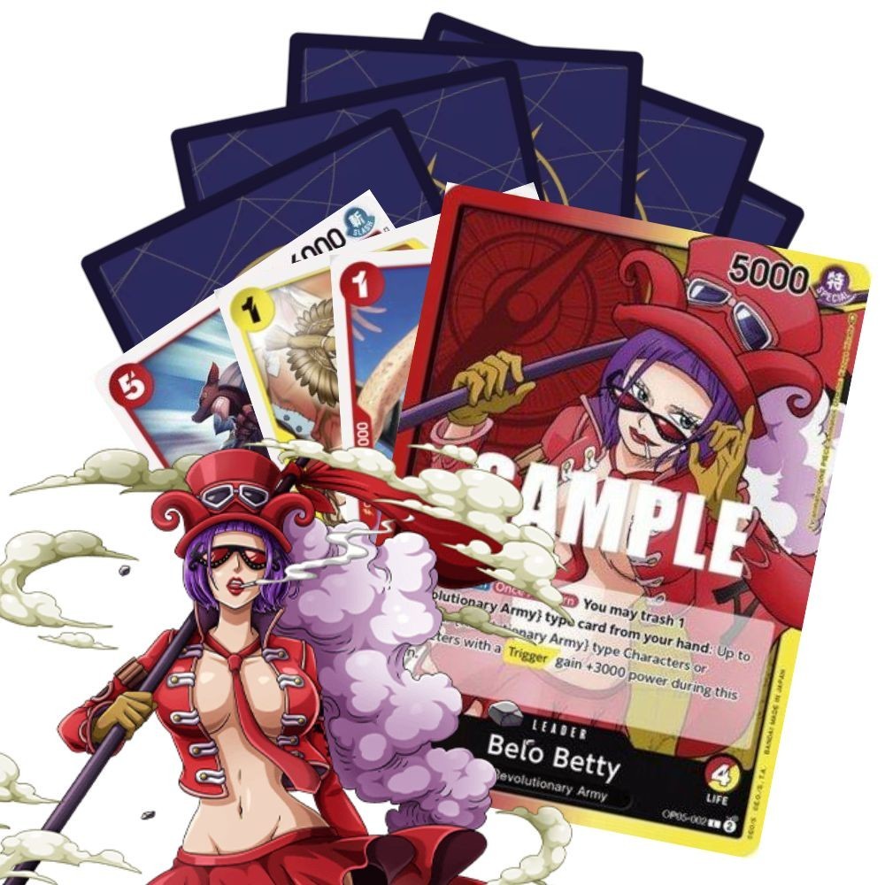 Deck para iniciantes One Piece Belo Betty vermelho/amarelo