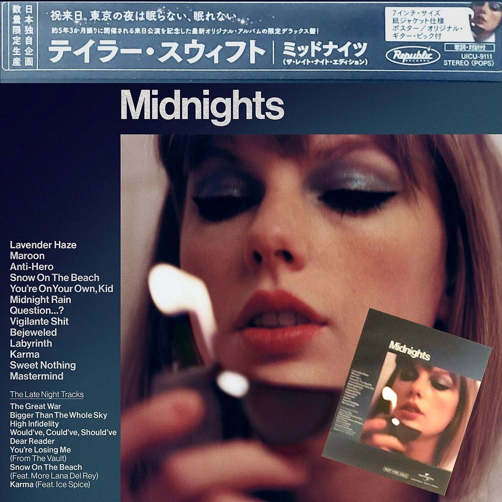 Taylor Swift - CD Midnights (Japan the Late Night Edition) Tour