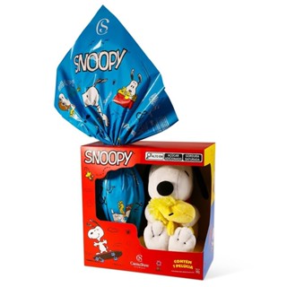 Ovo de Páscoa Pelúcia Snoopy Com Woodstock 160g Cacau Show
