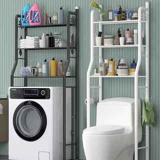 Estante Rack Com 3 Prateleiras Para Lavanderia Máquina De Lavar Organizador Banheiro