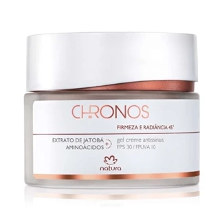 NATURA CHRONOS GEL CREME ANTISSINAIS 45+DIA FPS 30 40G