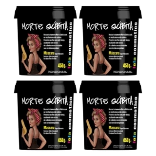 Kit 4 Morte Súbita Máscara Capilar Lola Cosmetics 450g