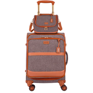 Kit Mala de Viagem Bordo 4 Rodas Frasqueira Royal Sestini em Oferta na Shopee