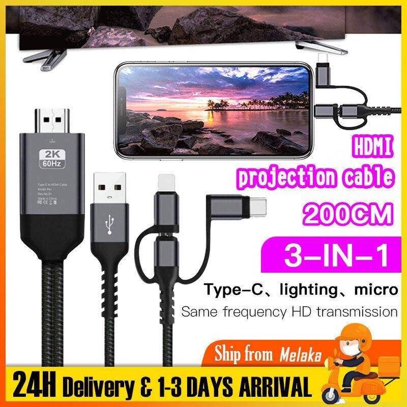 Cable de celular deals con salida hdmi