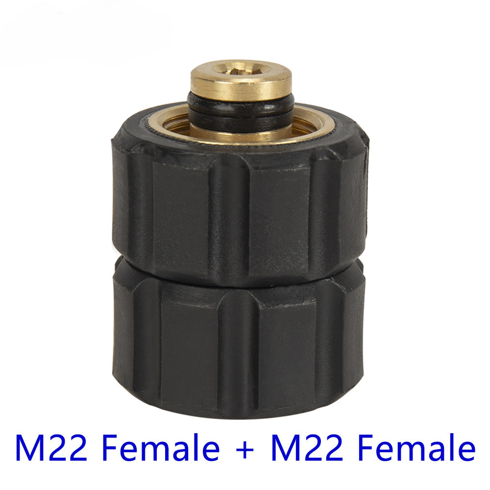 Conector Giratório De Alta Pressão M22 Adaptador Latão Para Lavador De Carro M22 Fêmea +