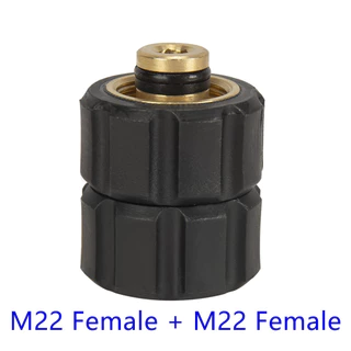 Conector Giratório De Alta Pressão M22 Adaptador Latão Para Lavador De Carro M22 Fêmea +
